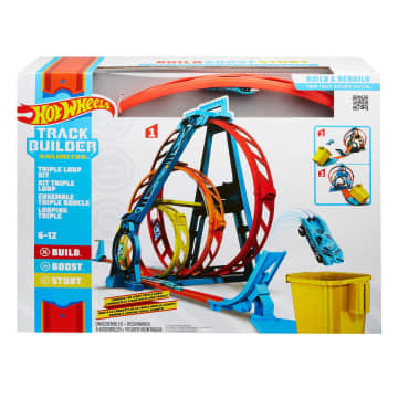 Набор игровой Hot Wheels Конструктор Трасс Тройная петля - Image 6 of 6