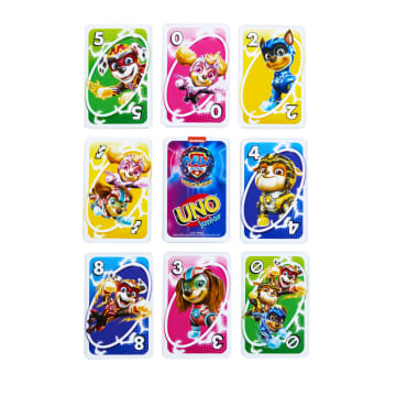 Uno Junior Paw Patrol: The Mighty Movie“ Kartenspiel Für Kinder Für Familienabende, Mit 3 Schwierigkeitsstufen - Bild 5 von 6