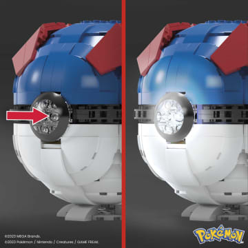Mega Pokémon Jumbo Grote Bal, Bouwset Met Licht (299 Onderdelen), Voor Verzamelaars - Image 3 of 5