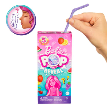 Karnına Bastırılabilen Evcil Hayvan Figürü Gibi 5 Sürprizin Yer Aldığı, Koku Ve Renk Değiştirme Özellikli Barbie Chelsea Pop Reveal Meyve Serisi (Stiller Çeşitlilik Gösterebilir.) - Image 3 of 7