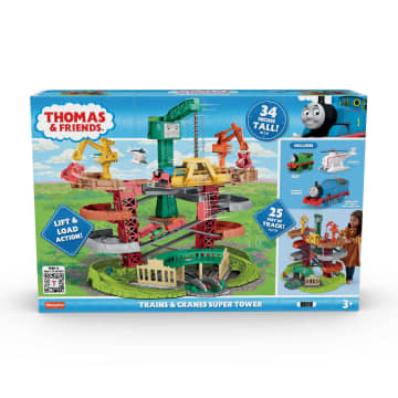 Thomas Friends Trains Cranes Super Tower GXH09 MATTEL