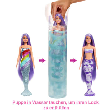 Barbie Color Reveal Rainbow Mermaids Barbie Puppen Sortiment Serie 1 HCC46 MATTEL