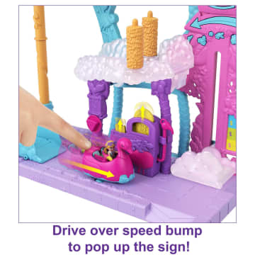 Polly Pocket Pollyville Flamingo Fun Car Wash Playset - Image 7 of 7