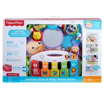Fisher Price Deluxe Kick Play Piano Gym Mattel