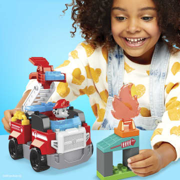 Mega Bloks PAW Patrol: The Movie - Marshall’s City Fire Rescue Set - Image 2 of 6
