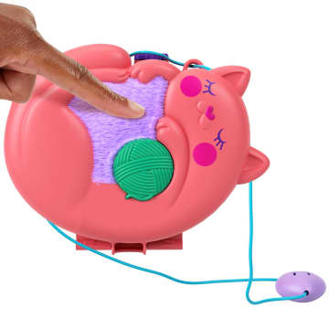 Polly Pocket - Coffret Sac Chat Câlin - Coffret Mini Figurine - 4 Ans Et + - Imagen 4 de 6