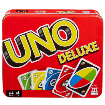 Mattel Games - Uno Deluxe - Jeu De Cartes Famille - 7 Ans Et + - Image 1 of 7