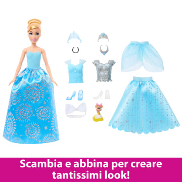 Disney Princess Cenerentola bambola alla moda con sorpresa e accessori HMK53 MATTEL