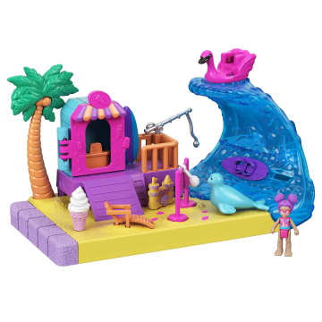 Polly Pocket Pollyville Sunshine Beach Playset - Image 5 of 6