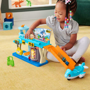 Little People Port Lotniczy Zestaw Z Samolotem I 2 Figurkami - Image 2 of 6