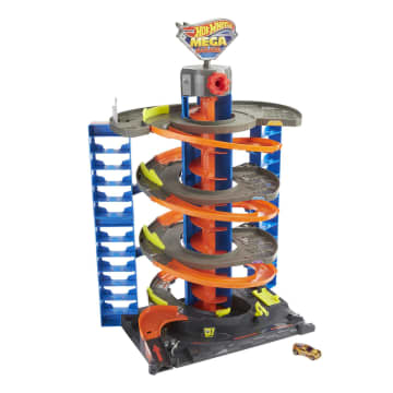 Hot Wheels City Mega Garaje Pista de coches de juguete - Image 1 of 6
