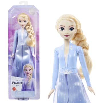 Disney Frozen - La Reine Des Neiges 2 - Poupée Elsa - Figurine - 3 Ans Et + - Imagen 1 de 6