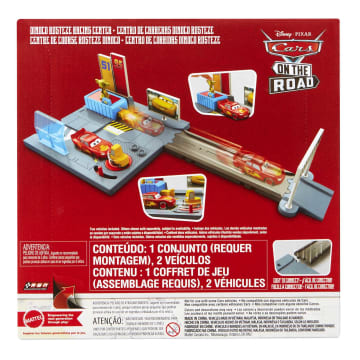 Disney and Pixar Cars On The Road Dinoco Rusteze Racing Center - Image 6 of 6