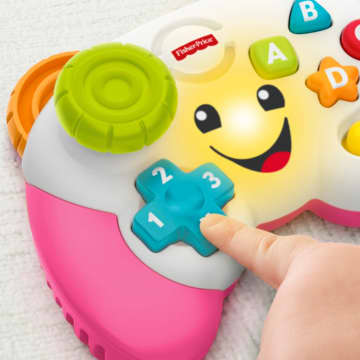 Fisher-Price - Manette De Jeu Et D'Apprentissage Rose Version Française - Jouet D’Éveil - 6 Mois Et + - Image 3 of 3