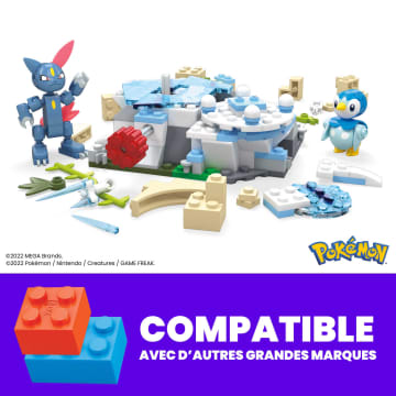 Mega Pokémon - Coffret De Construction Tiplouf Et Farfuret À La Neige - Jouet De Construction - 7 Ans Et + - Image 7 of 7