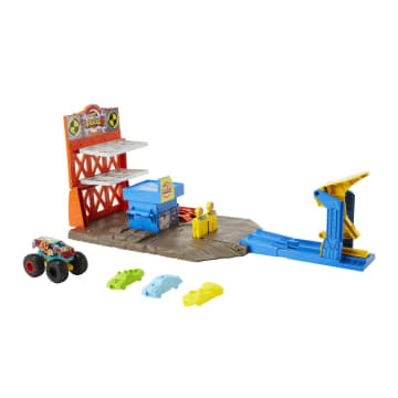 Hot Wheels Monster Trucks Blast Station Playset - Image 1 of 6