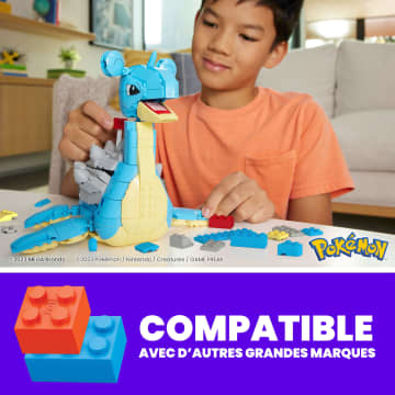 Mega Pokémon-Lokhlass-Figurine Articulée À Construire (527 Pcs) - Image 3 of 6