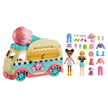Polly Pocket™ Minik Lezzetler Dondurma Arabası - Image 1 of 6