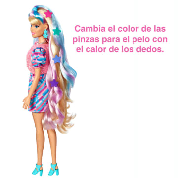 Barbie Totally Hair Pelo extralargo Estrella - Imagen 5 de 6
