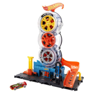 Hot Wheels City – Circuit Boutique De Pneus - Imagen 1 de 6