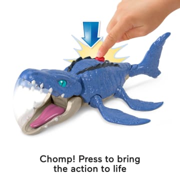 Imaginext Jurassic World Camp Cretaceous Mosasaurus & Kenji - Image 2 of 6