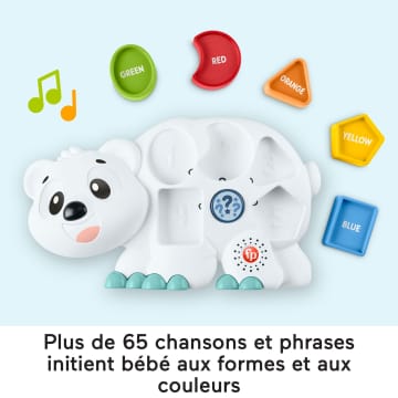 Fisher-Price - Linkimals - Omer L’Ours Polaire Vf - Jouet D'Éveil - 18 Mois Et + - Imagen 4 de 8
