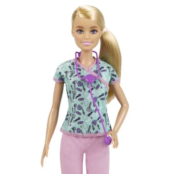 Barbie® Kariyer Bebekleri Serisi, Sarışın Hemşire - Image 4 of 6