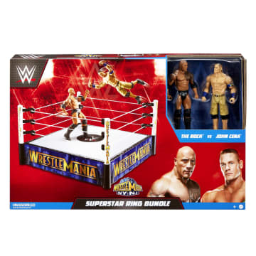 WWE WrestleMania The Rock vs John Cena Superstar Ring Bundle - Image 4 of 5
