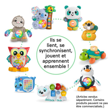 Fisher-Price - Linkimals - Omer L’Ours Polaire Vf - Jouet D'Éveil - 18 Mois Et + - Imagen 5 de 8