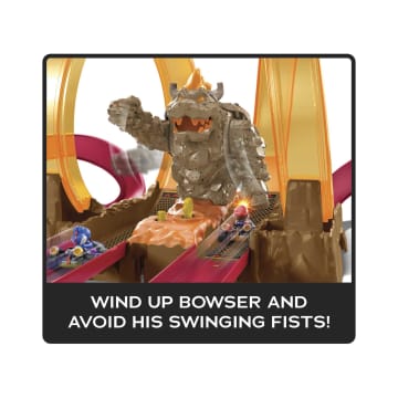 Hot Wheels Mario Kart Bowsers Castle Chaos Track Set - Image 5 of 7