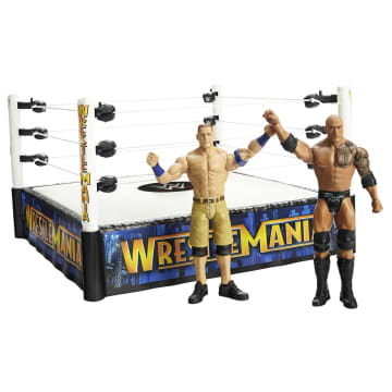 WWE WrestleMania The Rock vs John Cena Superstar Ring Bundle - Image 1 of 5