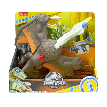 Imaginext - Jurassic World - Coffret Quetzalcoatlus Bat Des Ailes - Petite Voiture - 5 Ans Et + - Image 5 of 5
