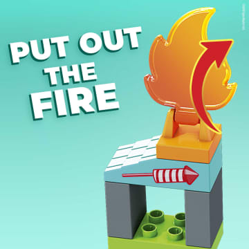 Mega Bloks PAW Patrol: The Movie - Marshall’s City Fire Rescue Set - Image 4 of 6