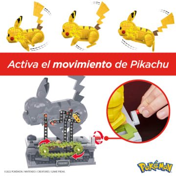 MEGA Construx Pokémon Coleccionista Pikachu Figura de 900 bloques de construcción de juguete - Image 4 of 7