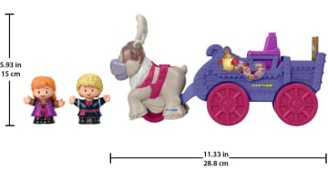 Fisher-Price Disney Frozen Anna & Kristoff's Wagon by Little People - Image 5 of 6