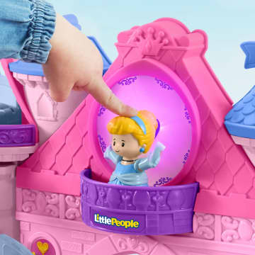 Disney Prinses, Speelset Voor Peuters Van Little People, Magisch Kasteel Met Licht En Dans, Met 2 Figuren - Image 3 of 6