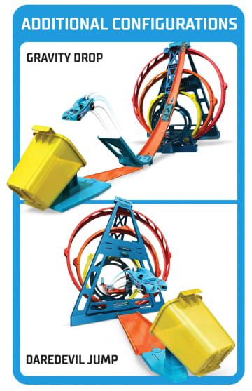 Hot Wheels Track Builder Unlimited Triple Loop Kit - Image 5 of 6