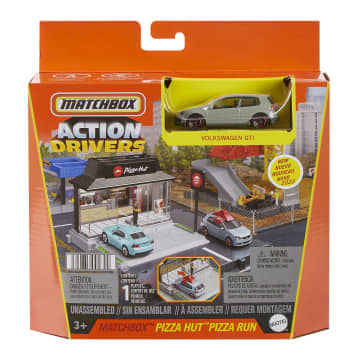 Matchbox Aksiyon Sürücüleri Otobüs Durağı Oyun Seti veya Pizza Hut Temalı Oyun Seti - Image 6 of 7