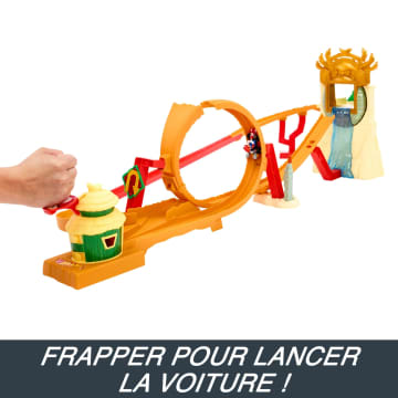 Hot Wheels - Coffret Circuit Royaume De La Jungle Du Film Super Mario Bros - Petite Voiture - 5 Ans Et + - Imagen 3 de 7