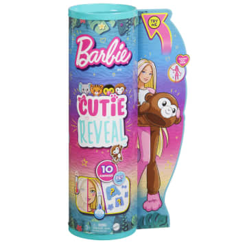 Barbie Poppen En Accessoires, Cutie Reveal Poppen, Jungle-Serie - Imagen 5 de 6