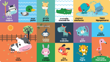 Fisher-Price First 100 Words (Primeras 100 Palabras) Board Book in English & Spanish - Image 3 of 5