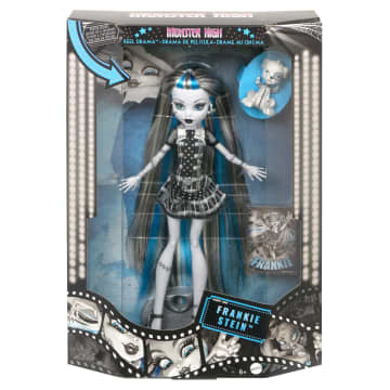 Monster High Reel Drama Doll With Posters, Frankie Stein in Black And White - Image 6 of 6