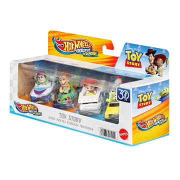 Hot Wheels Racerverse, Set Of 4 Die-Cast Hot Wheels Cars With Pop Culture Characters As Drivers - Imagen 2 de 3