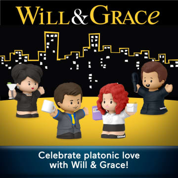 Little People Collector Will And Grace Tv Series Special Edition Set For Adults & Fans, 4 Figures - Imagen 2 de 6
