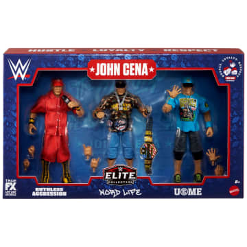 WWE Elite Collection John Cena 3-Pack, Collectible Set Of 6-inch Action Figures With Articulation - Imagen 1 de 7