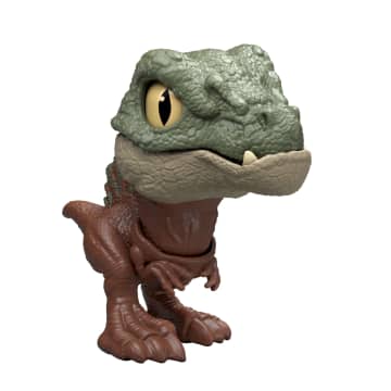 Jurassic World Mighty Little Biters Dinosaur Toy With Bite Action, Eye Change, Collectible Figure - Imagen 1 de 6
