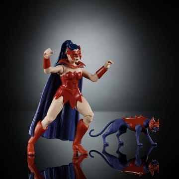 Masters of the Universe Origins Figura de Ação Cartoon Collection Catra de 5.5 polegadas - Image 3 of 5