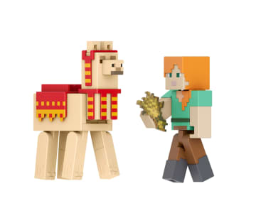 Minecraft Vanilla Figura de Acción Alex y Llama - Imagen 5 de 6