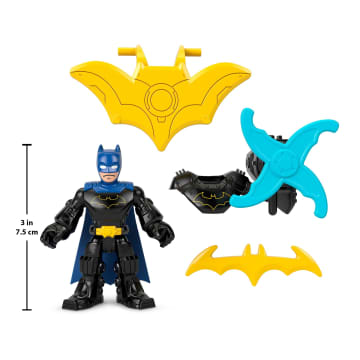 Fisher-Price Imaginext DC Super Friends Metal Force Batman Action Figure & Accessories Set, 3-Inch - Imagem 4 de 6
