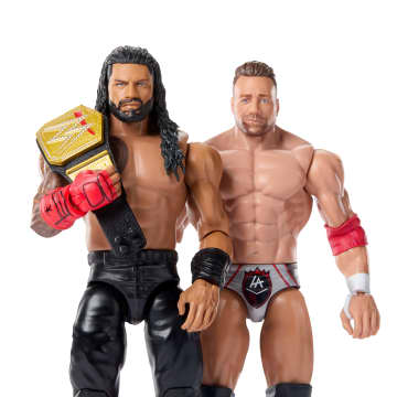 WWE Main Event Showdown Roman Reigns vs La Knight Action Figures Set, Series #21 6-Inch Collectibles - Image 3 of 6
